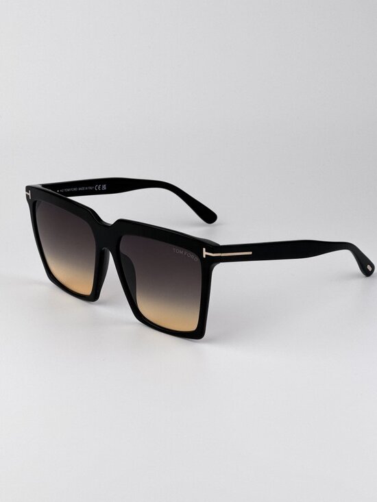 Tom Ford SABRINA-02 Women Sunglasses Black Gradient Oversized Square FT0764 01B main image 7